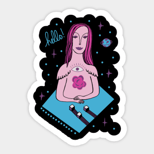 girl Sticker